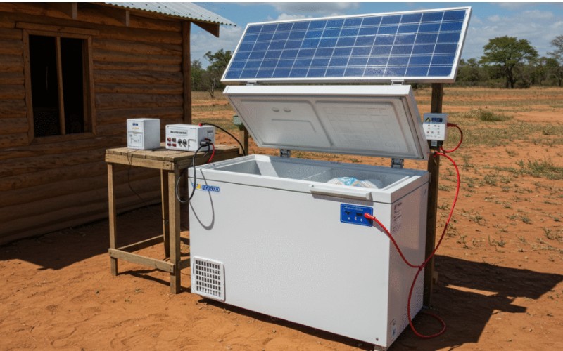 Solar refrigerator